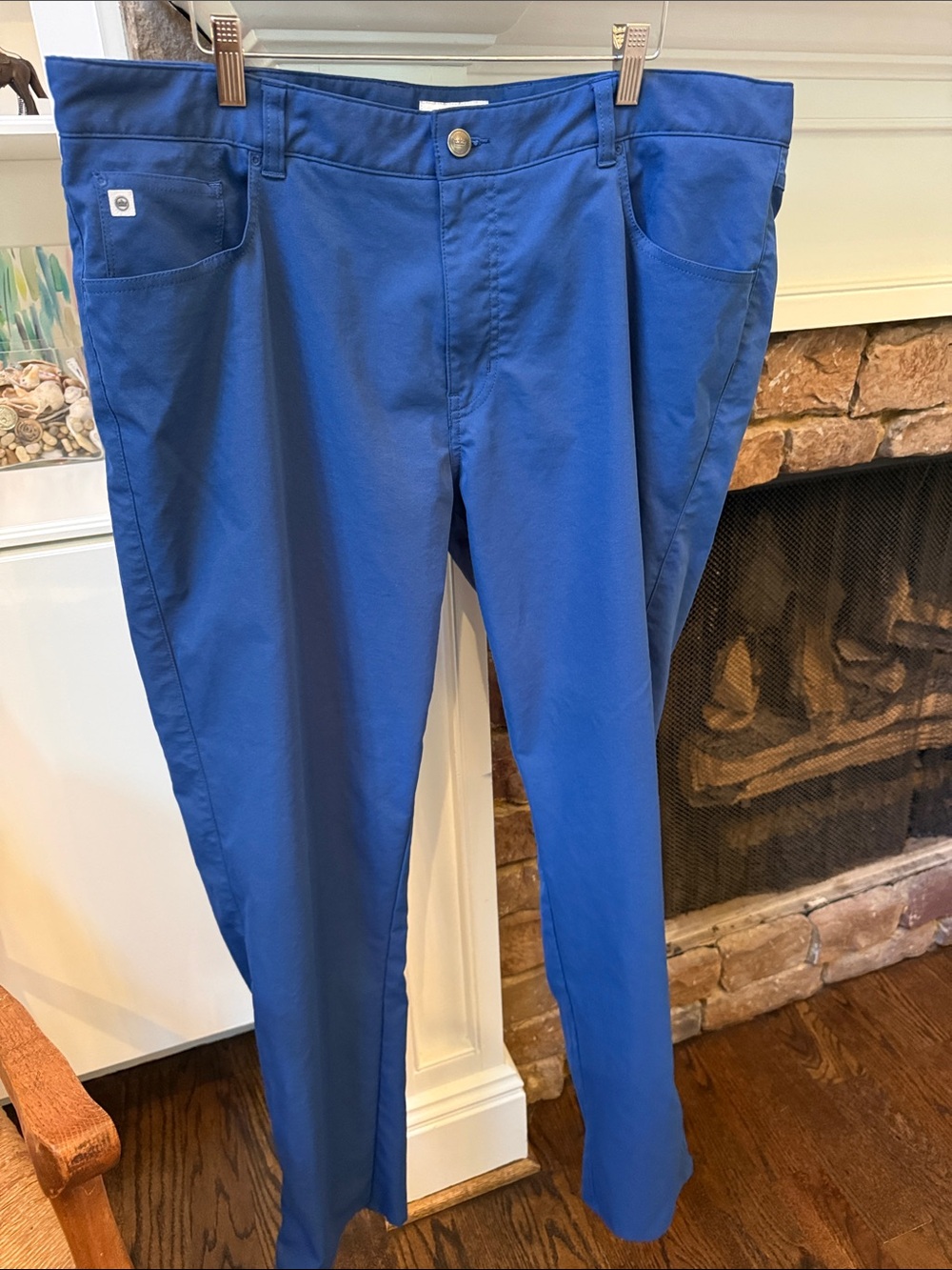 Peter Millar Royal Blue Stretch Chinos